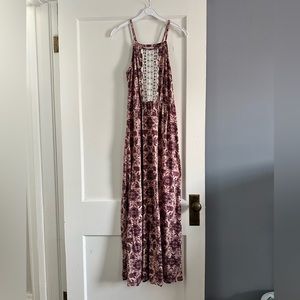 UEC French Grey Women’s Maxi Dress in Small, Pink